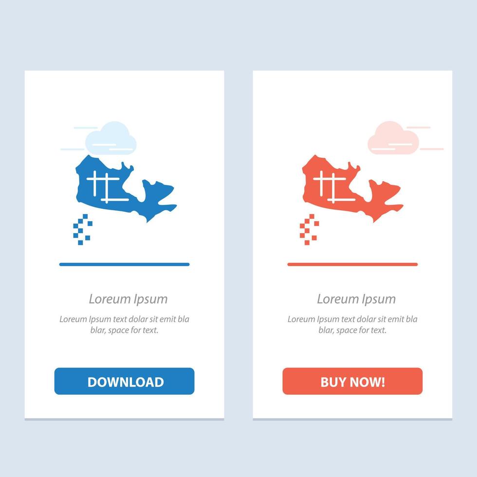 kanada karte standort blau und rot jetzt herunterladen und kaufen web-widget-kartenvorlage vektor