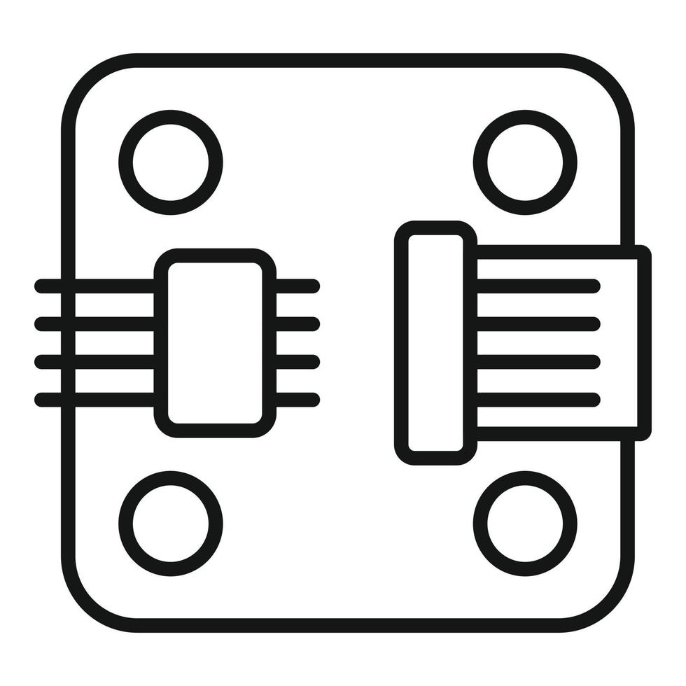 telefon bit gyroskop ikon översikt vektor. telefon accelerometer vektor