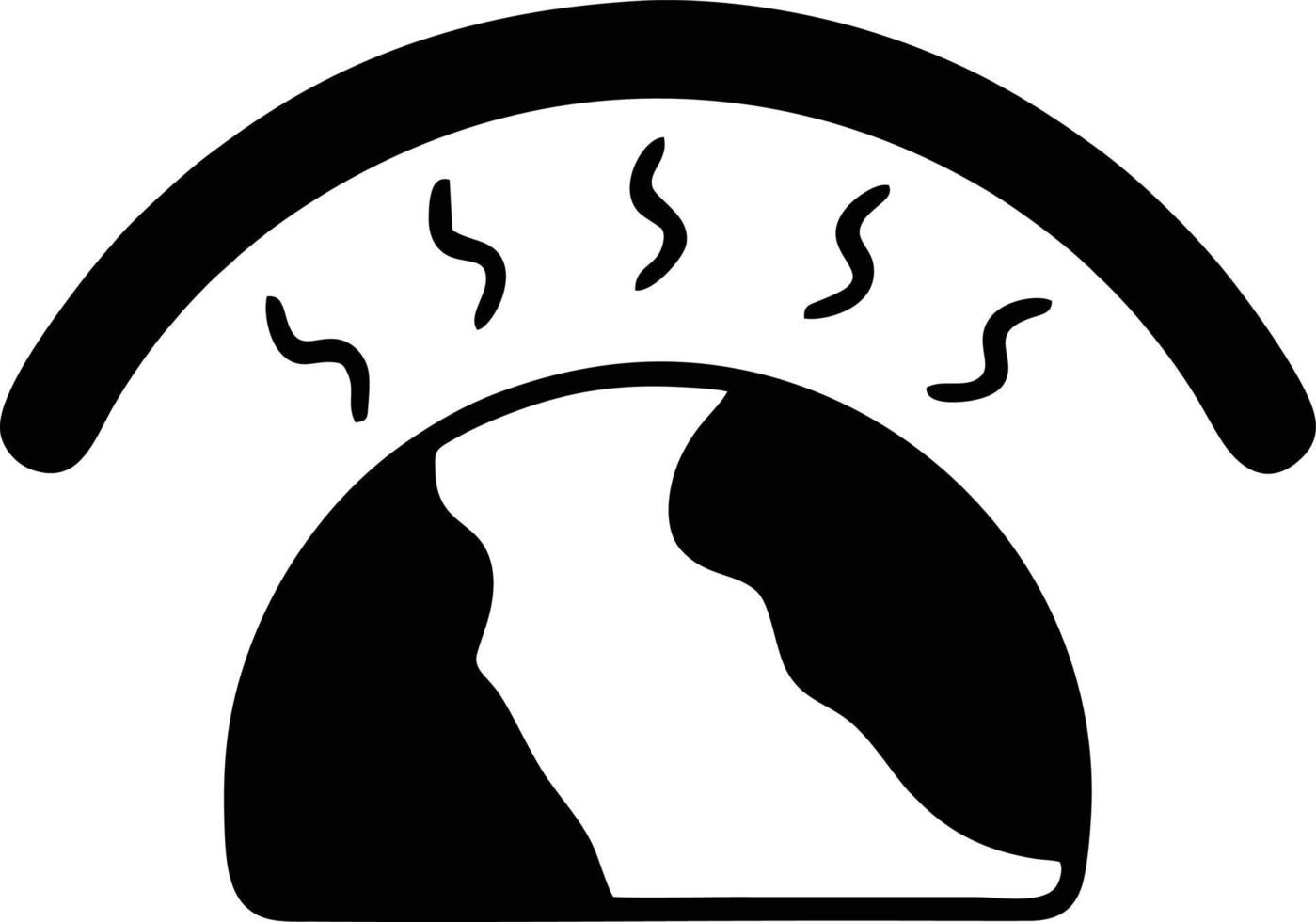 Sonnensymbol auf weißem Hintergrund, Illustration des Sonnensymbolsymbols in Schwarz auf weißem Hintergrund vektor