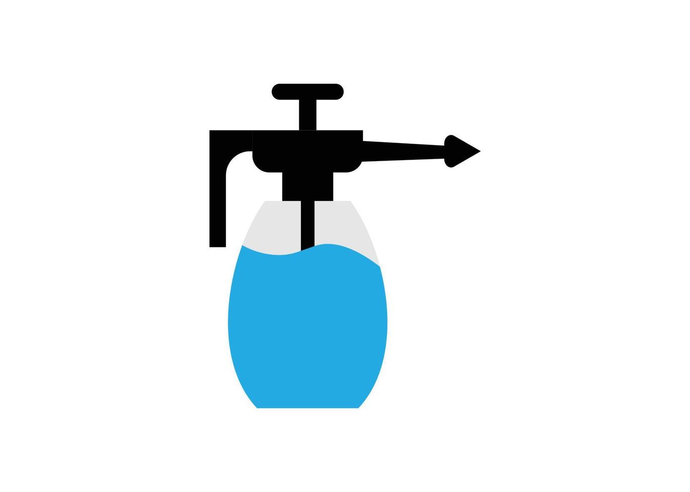 Pestizid-Spray-Icon-Design-Vorlage Vektor isolierte Illustration