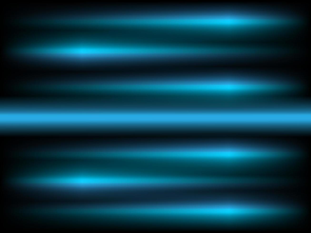 blauer Hintergrund mit Farbverlauf, abstraktes Designkonzept der Laserlinienbewegung vektor