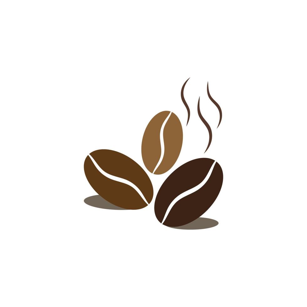 Kaffeebohne-Icon-Vektor-Design vektor