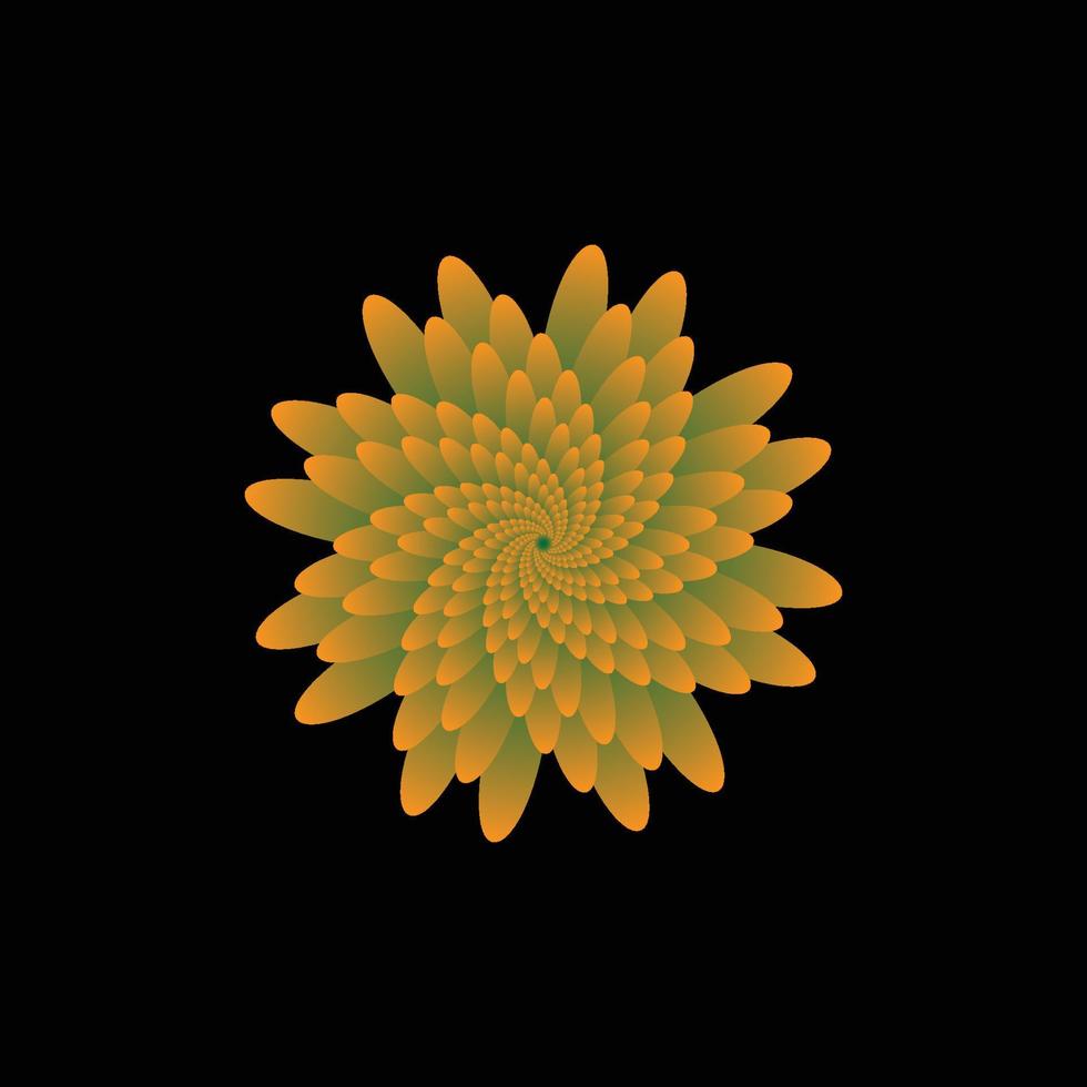 floraler Logo-Vektor vektor
