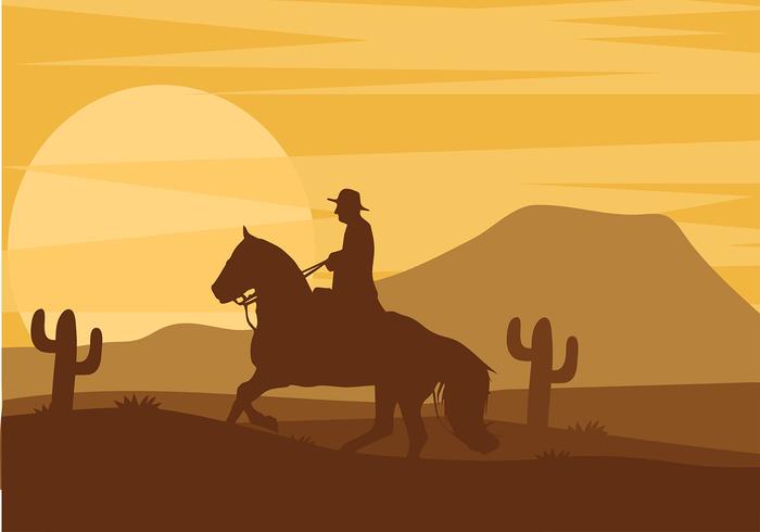 Gaucho Silhouette Free Vector