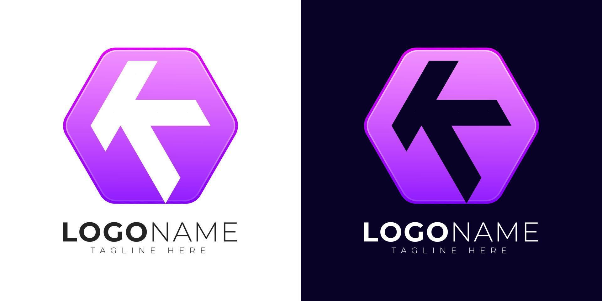 brev k logotyp vektor design mall. modern brev k logotyp ikon med färgrik geometri form.