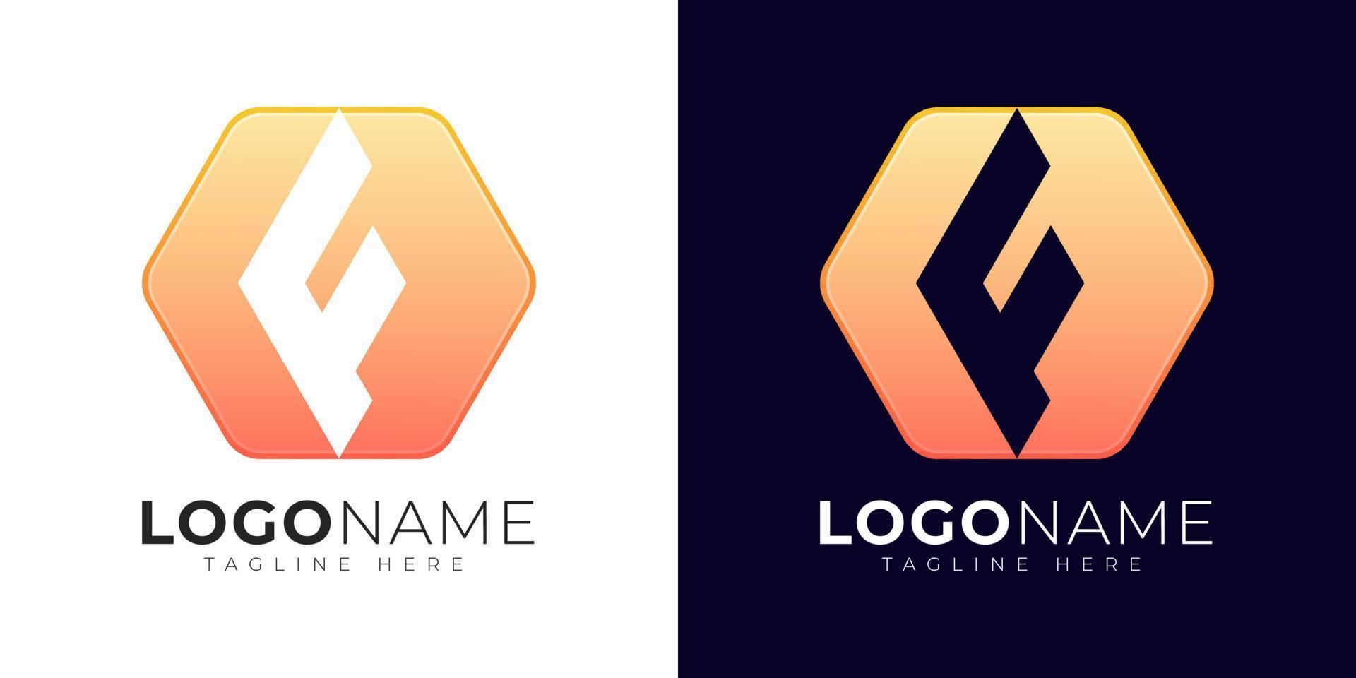 brev f logotyp vektor design mall. modern brev f logotyp ikon med färgrik geometri form.