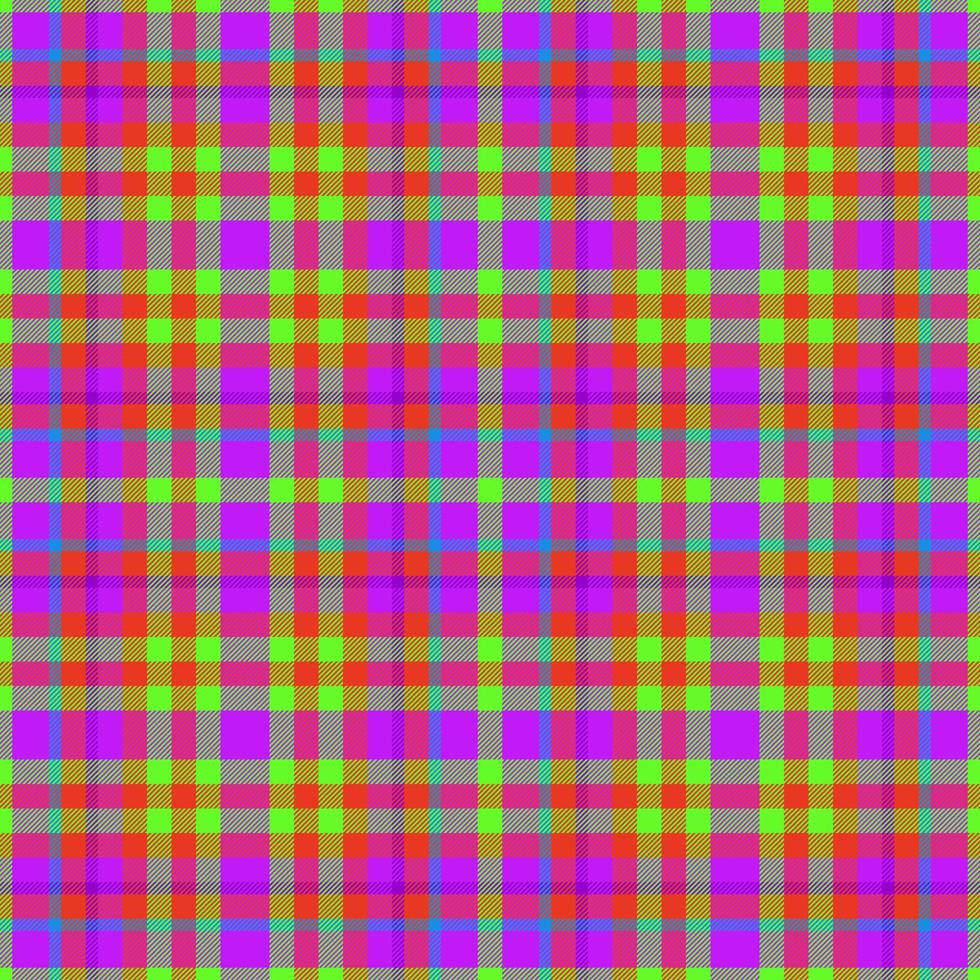 Tartan-Plaid-Textil. Überprüfen Sie nahtloses Muster. Hintergrund Textur Stoff Vektor. vektor