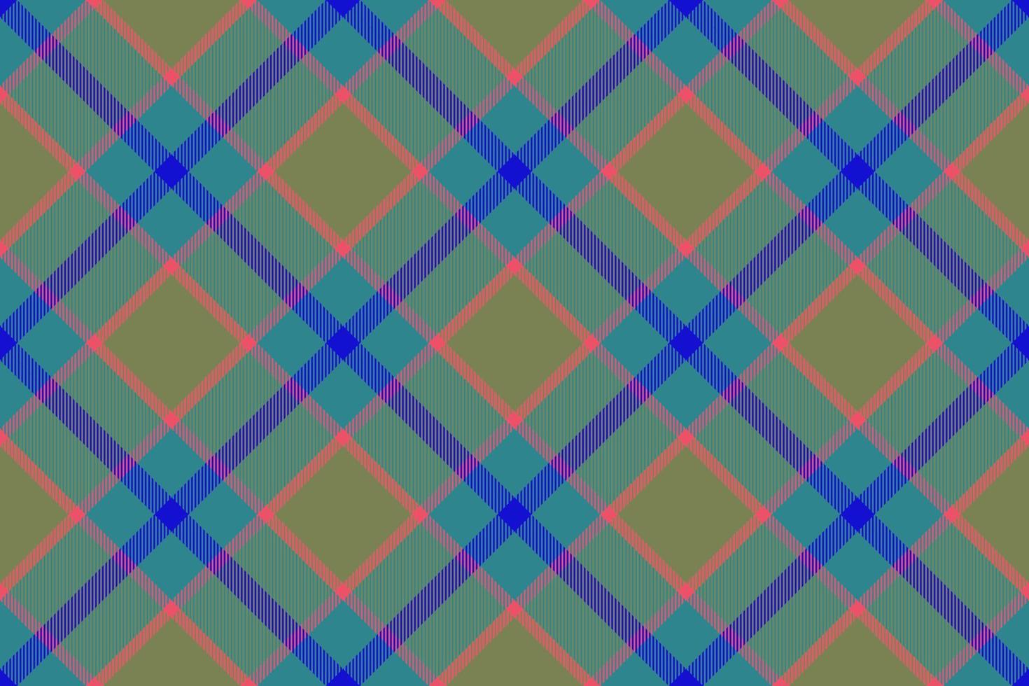 Überprüfen Sie die karierte Textur. Tartan-Muster-Hintergrund. nahtloses Vektorgewebetextil. vektor