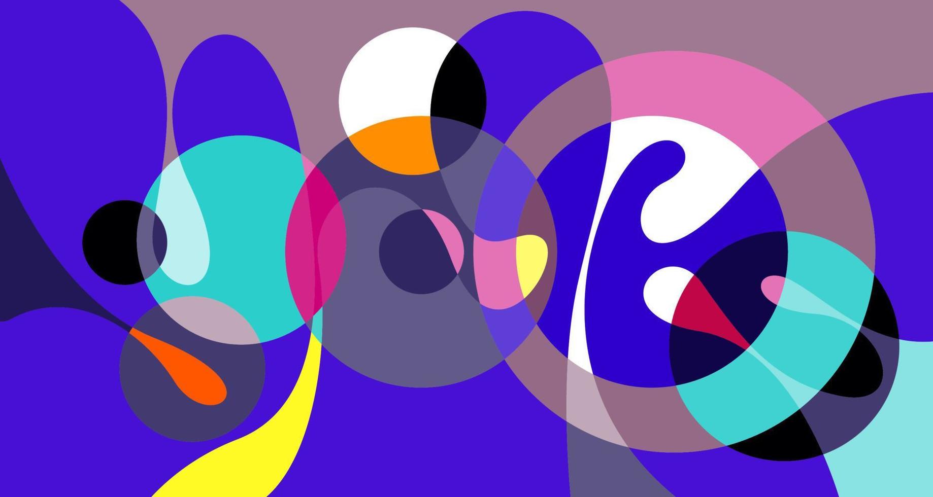 Vektor bunte abstrakte psychedelische Flüssigkeit und flüssige Hintergrundmuster
