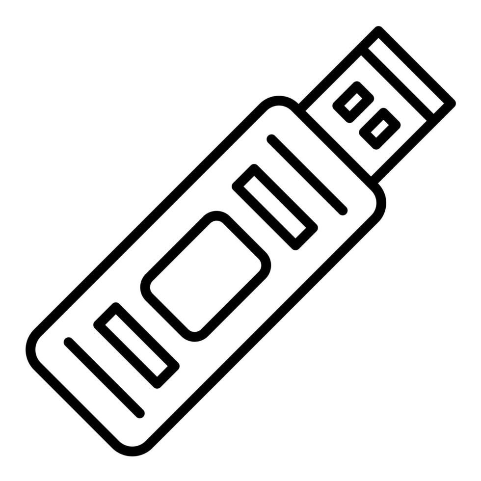 USB-Leitungssymbol vektor