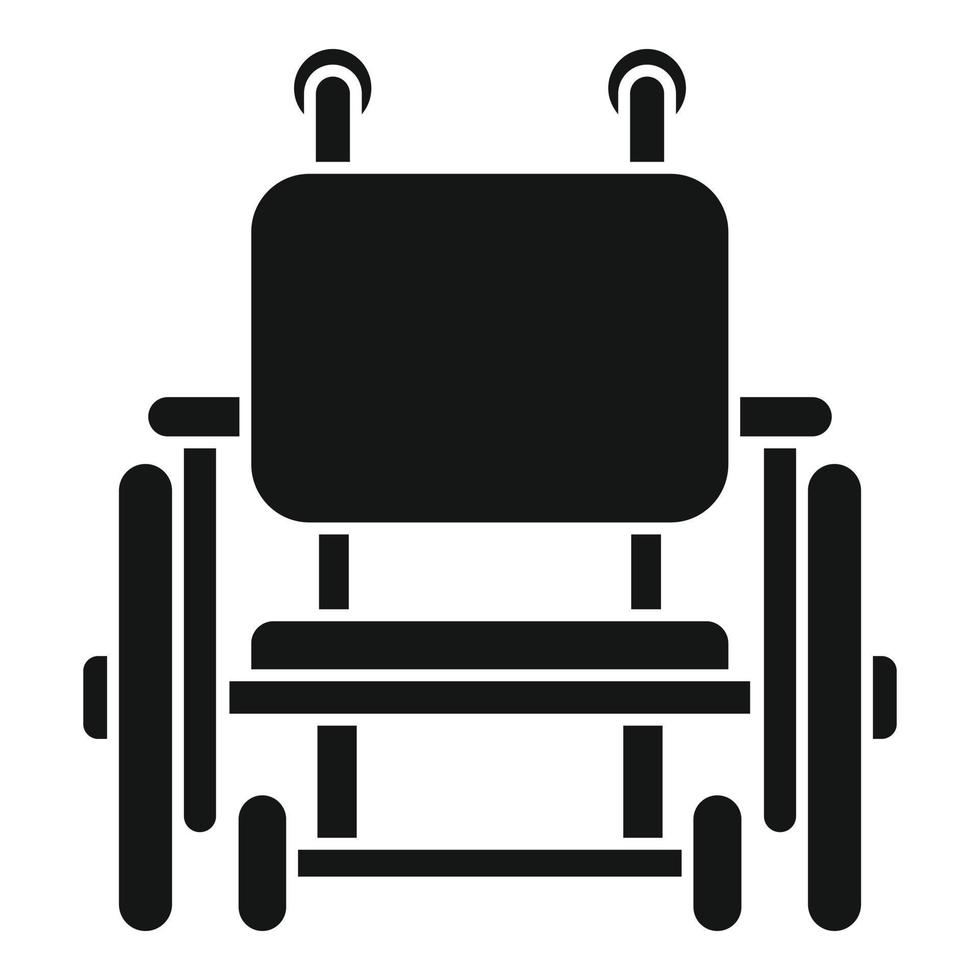 Rollstuhlsymbol, einfacher Stil vektor