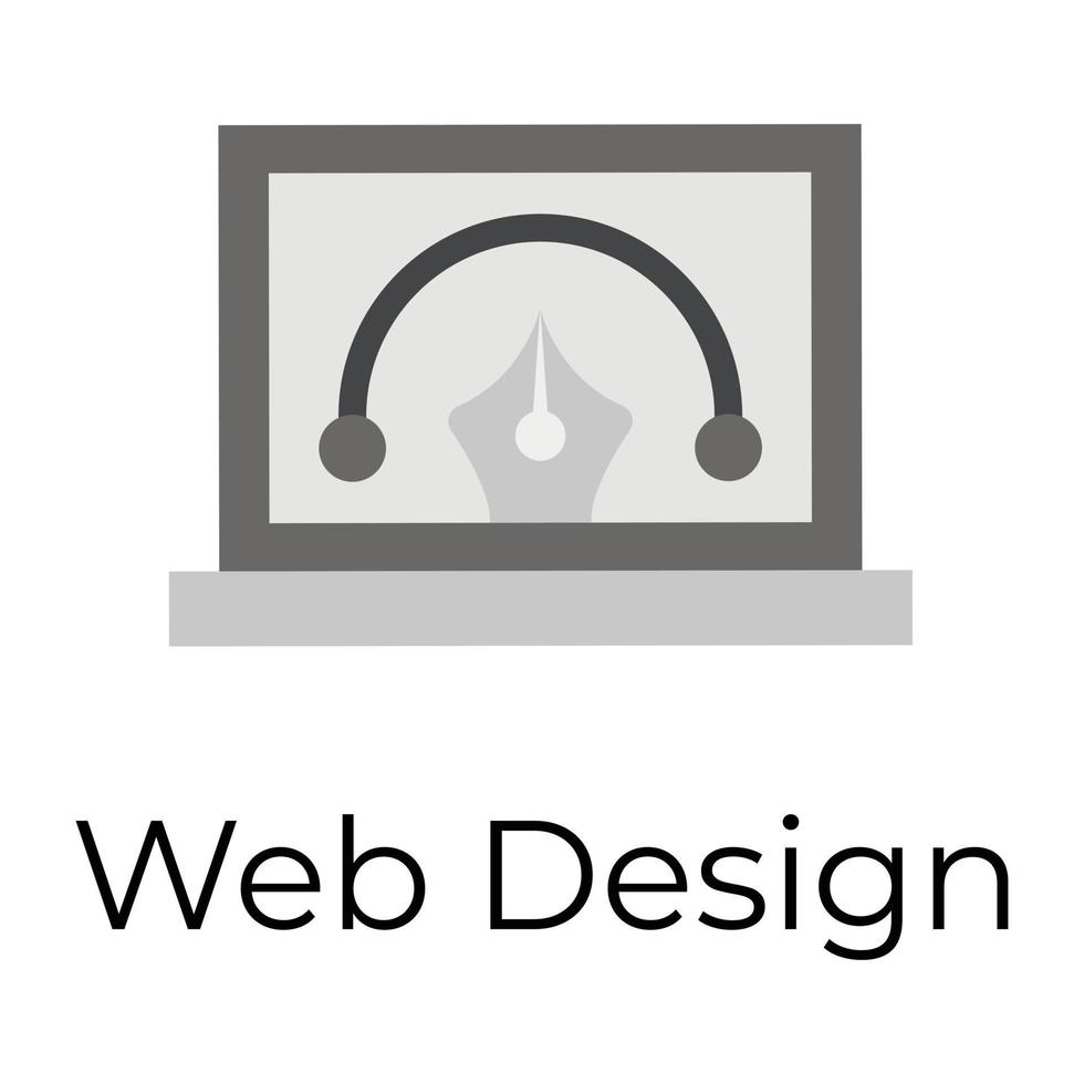 trendig webbdesign vektor