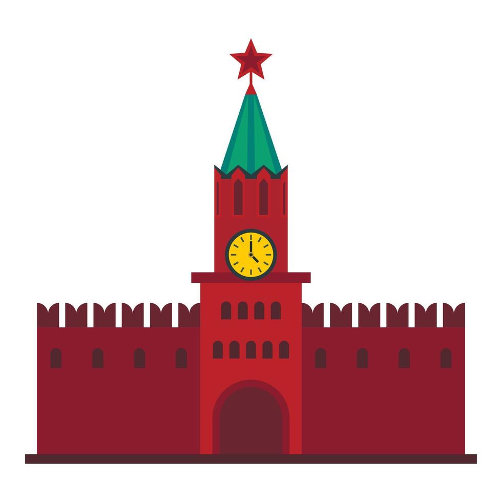 kreml ikon, platt stil vektor