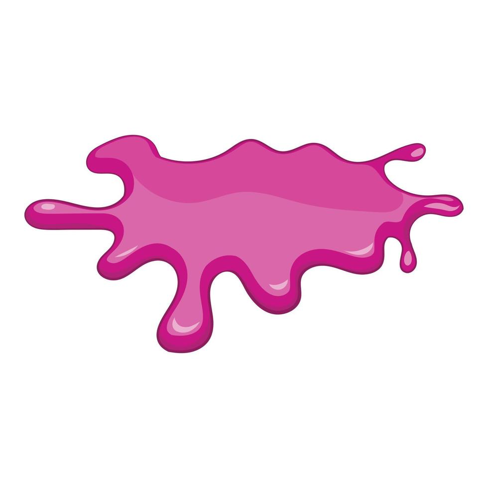 Splash-Blot-Symbol, Cartoon-Stil vektor