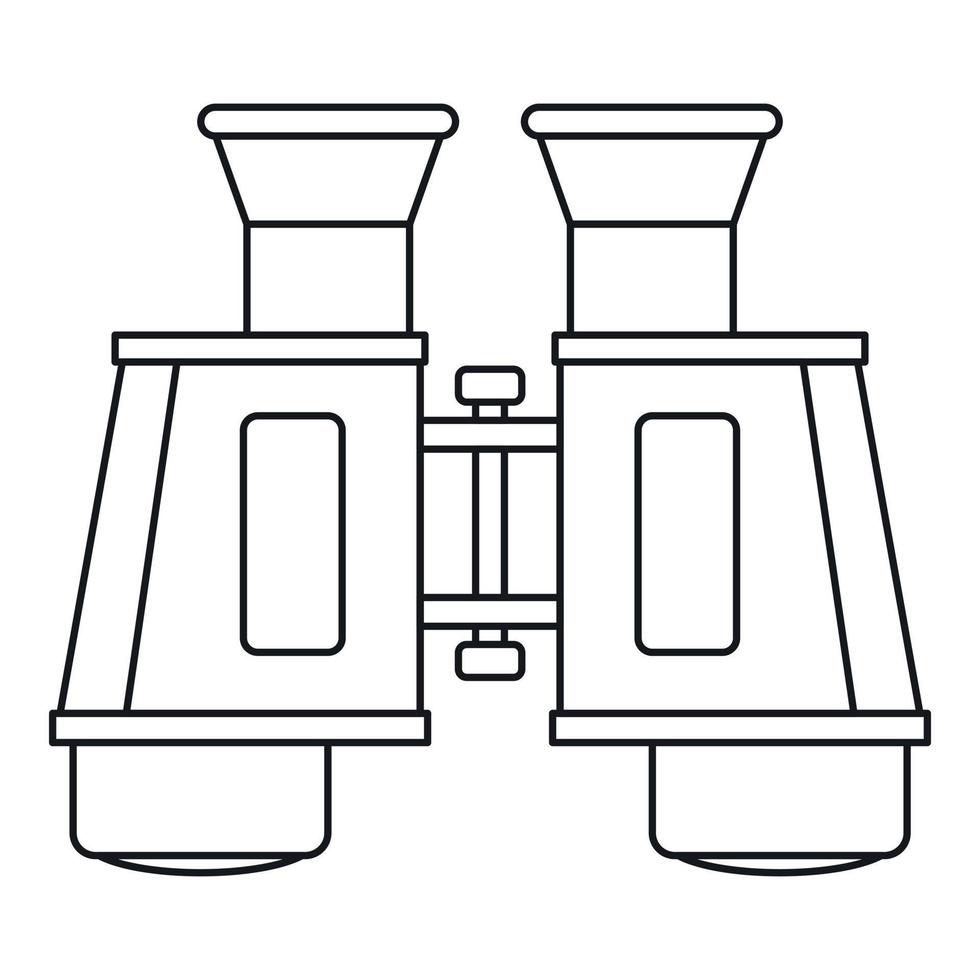 Fernglas-Symbol, Umrissstil vektor