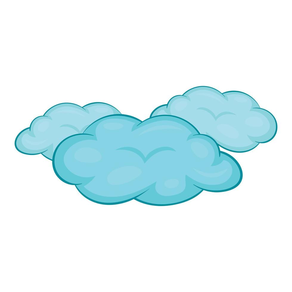 Wolken-Symbol, Cartoon-Stil vektor