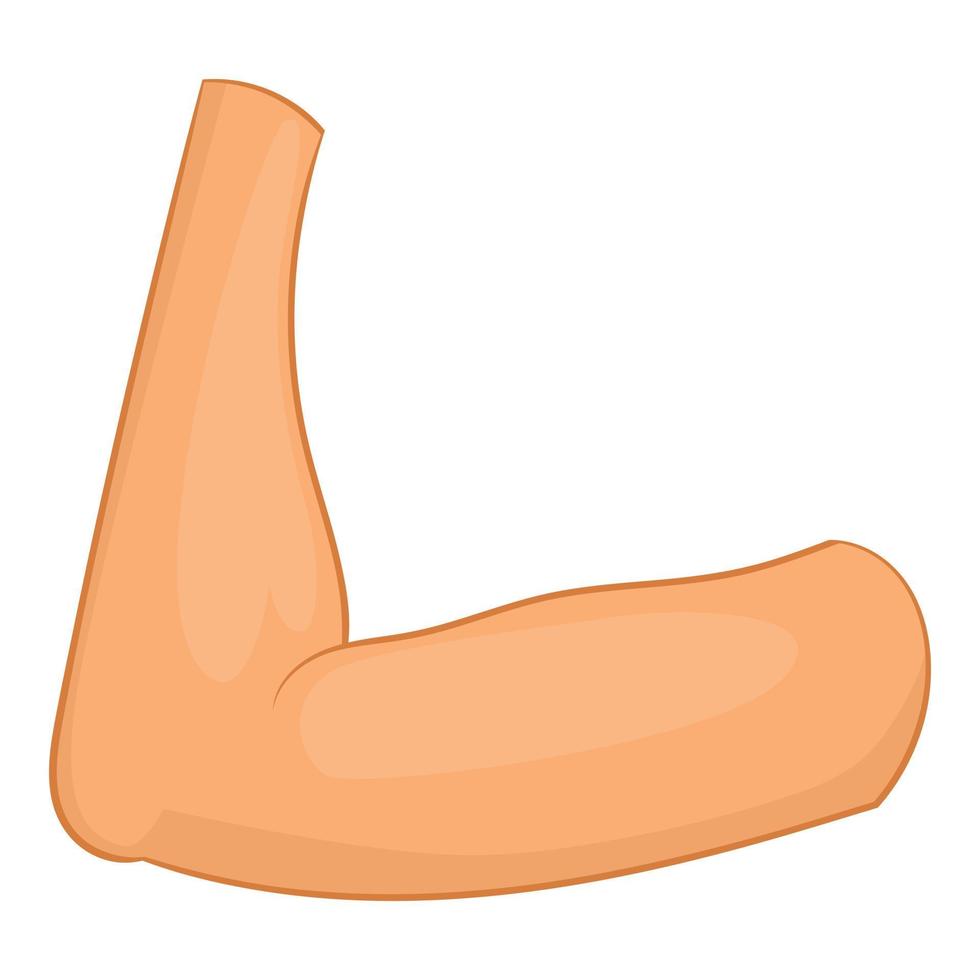 Ellenbogen-Symbol, Cartoon-Stil vektor