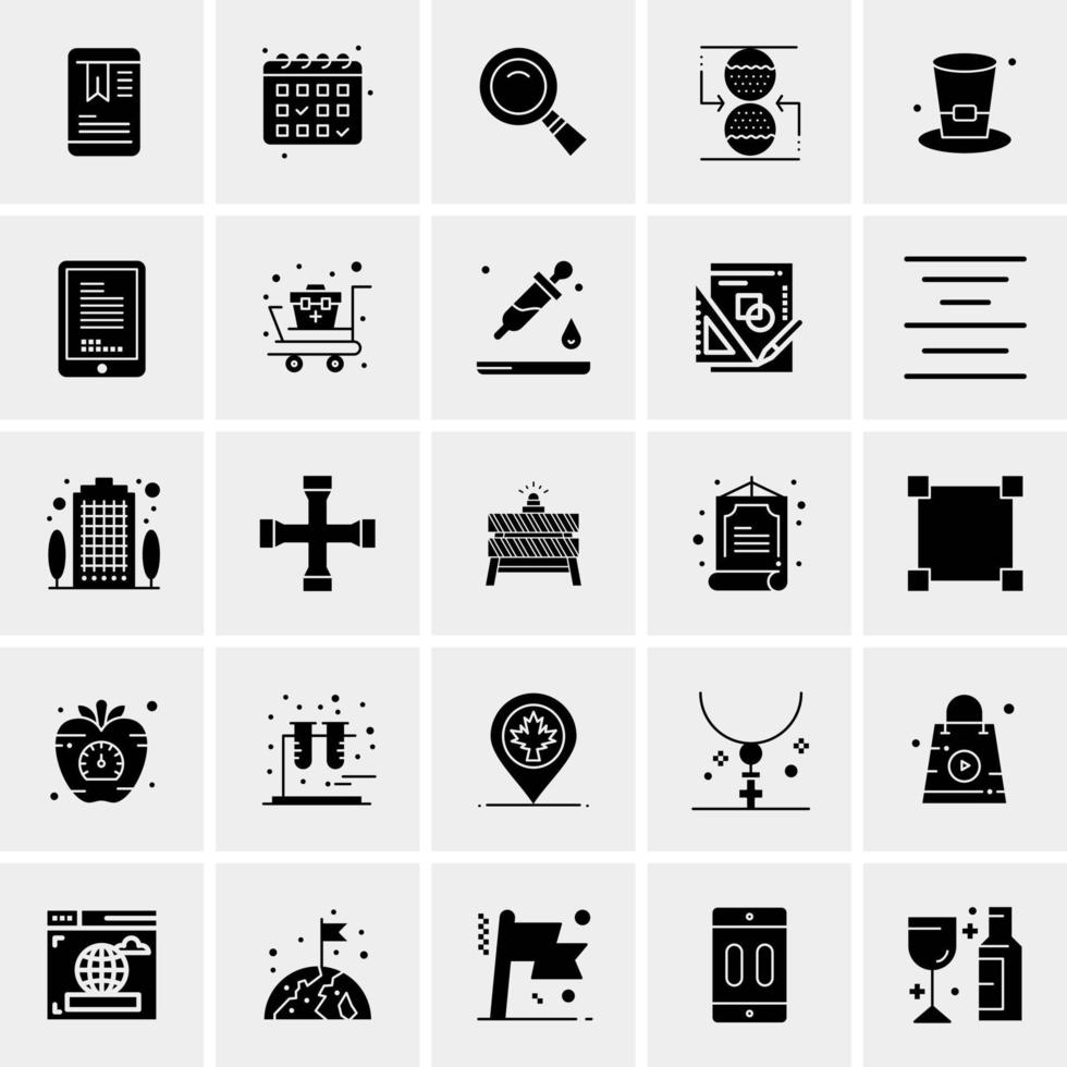 25 universelle Business-Icons Vektor kreative Icon-Illustration zur Verwendung in Web- und Mobilprojekten