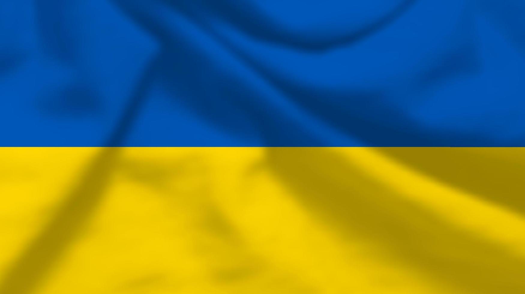 ukrainska nationell flagga. vinka flagga av ukraina. vektor illustration