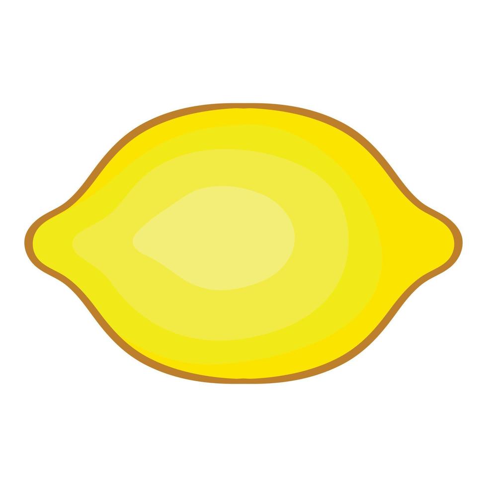 Zitronensymbol, Cartoon-Stil vektor