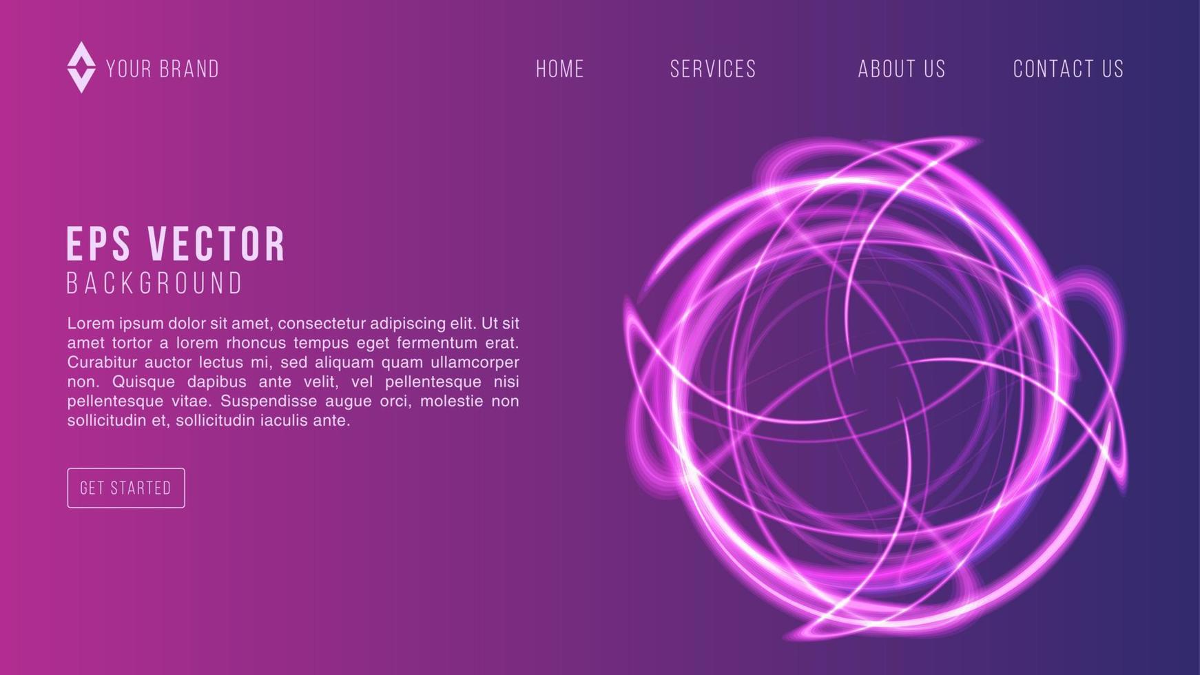 blau lila Webdesign Farbverlauf abstrakter Hintergrund eps 10 Vektor für Website, Zielseite, Homepage, Webseite