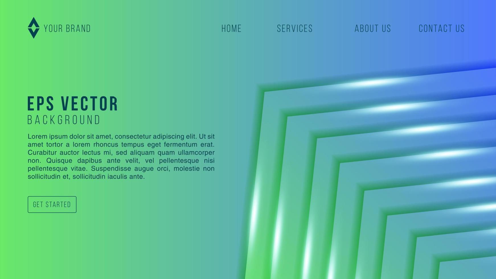 blå grön lutning webb design abstrakt bakgrund eps 10 vektor för hemsida, landning sida, Hem sida, webb sida