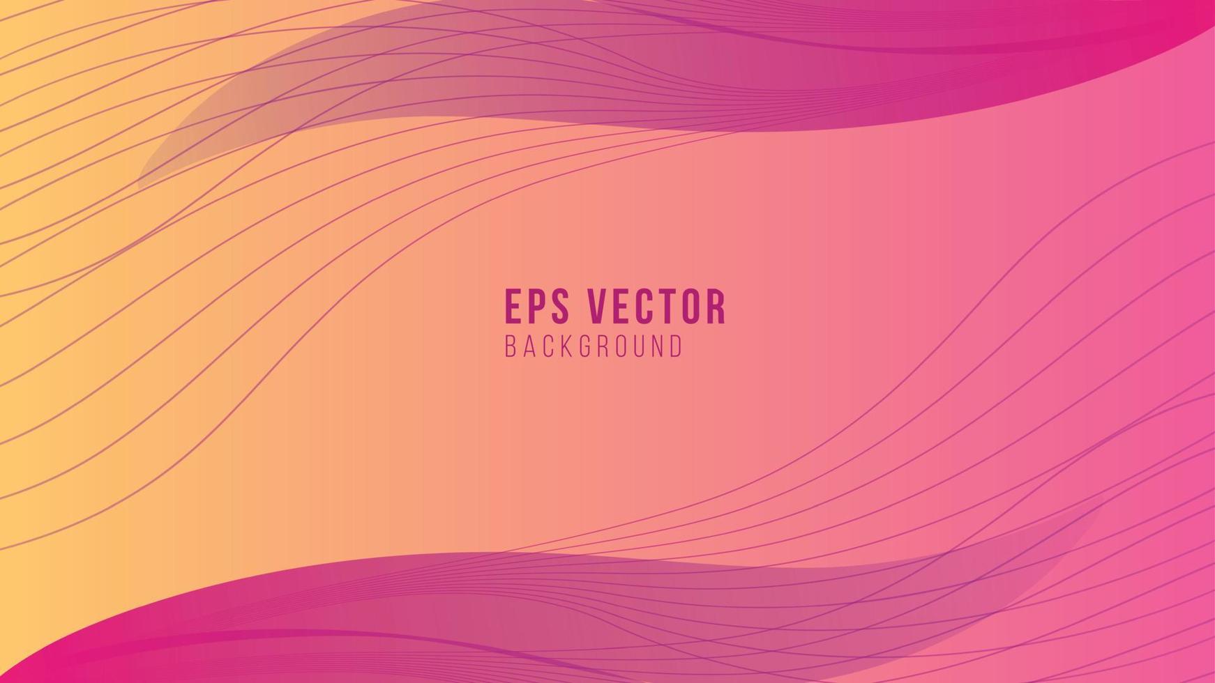 gul rosa lutning linje form bakgrund abstrakt eps vektor