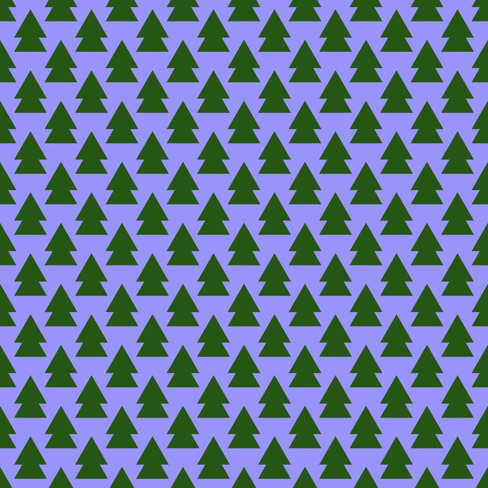 nahtloses geometrisches Muster. druck mit grüner weihnachtsbaumkiefer, neujahrsfeier. Vektordruck für Stoffhintergrundabdeckung vektor
