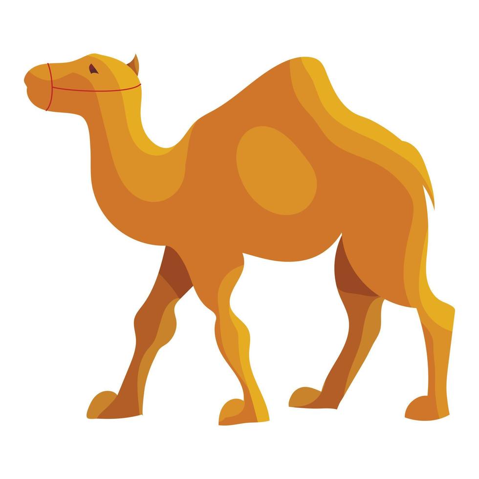 kamel ikon, tecknad serie stil vektor