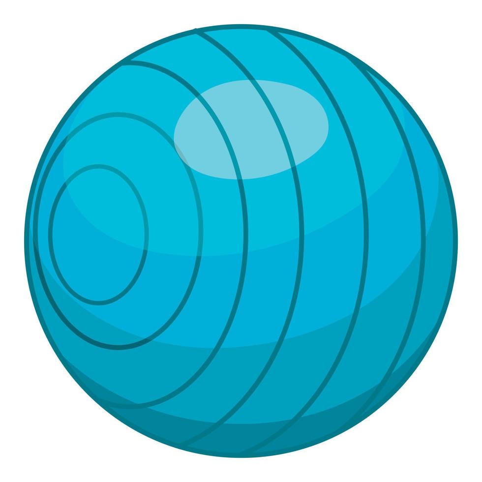 strand boll ikon, tecknad serie stil vektor