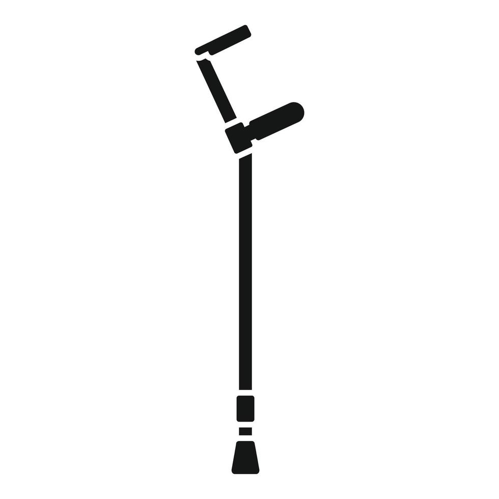 Krankenpflege-Stick-Symbol, einfacher Stil vektor