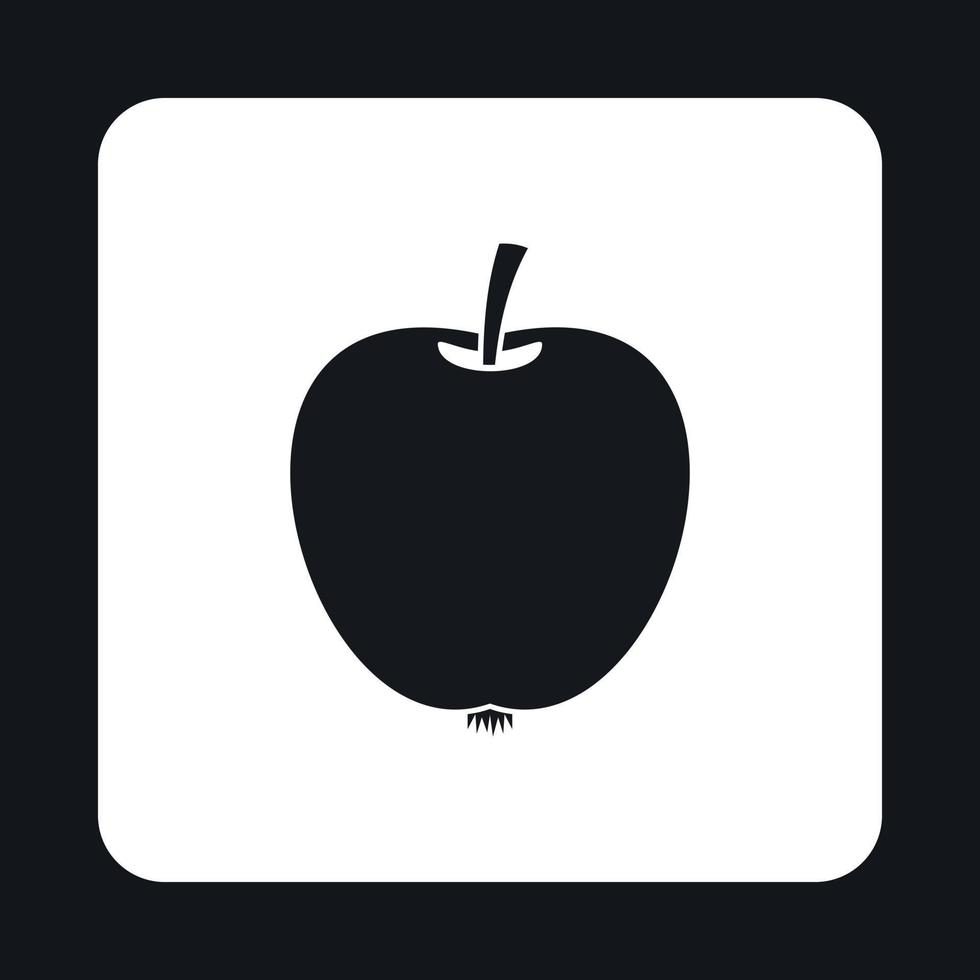 Apple-Symbol, einfacher Stil vektor