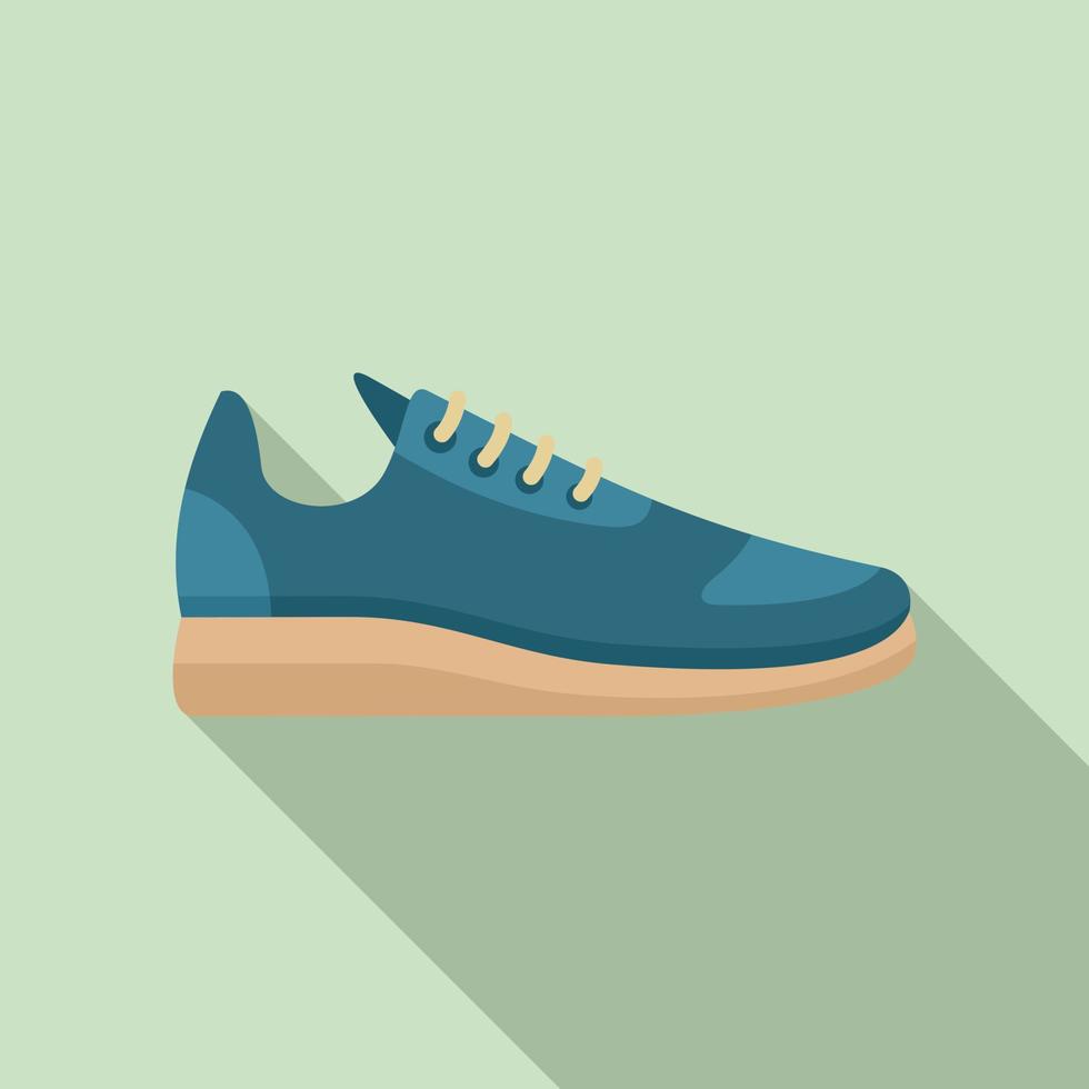 sport sko ikon, platt stil vektor