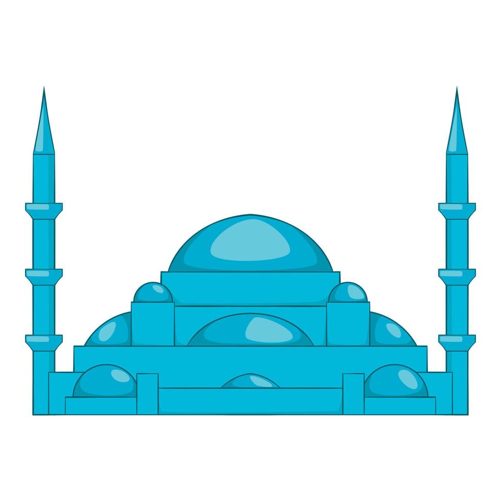 Moschee-Symbol, Cartoon-Stil vektor