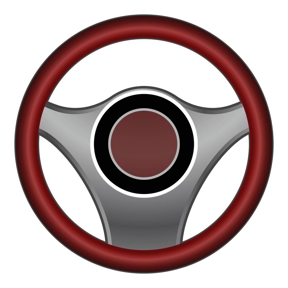 Auto-Lenkrad-Vorlage. grauer Metallkreis für komfortables Fahren