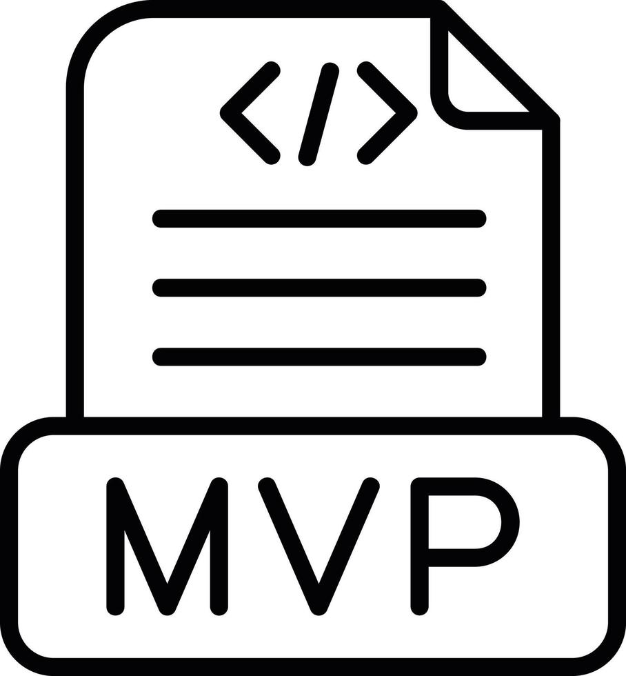 mvp vektor ikon