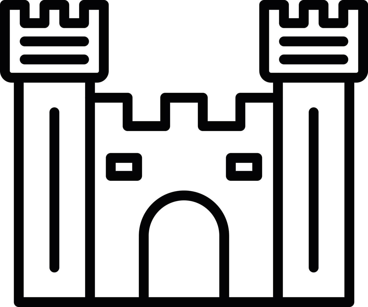 slott Port vektor ikon