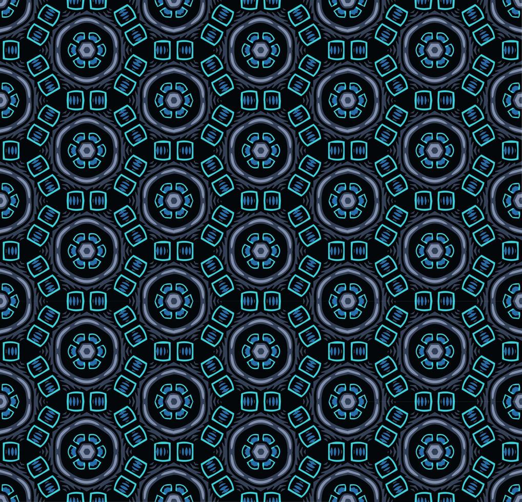 mehrfarbiges nahtloses abstraktes Muster. Hintergrund und Hintergrund. mehrfarbig. farbenfrohes ornamentales Design. farbige Mosaikornamente. Vektorgrafik. vektor