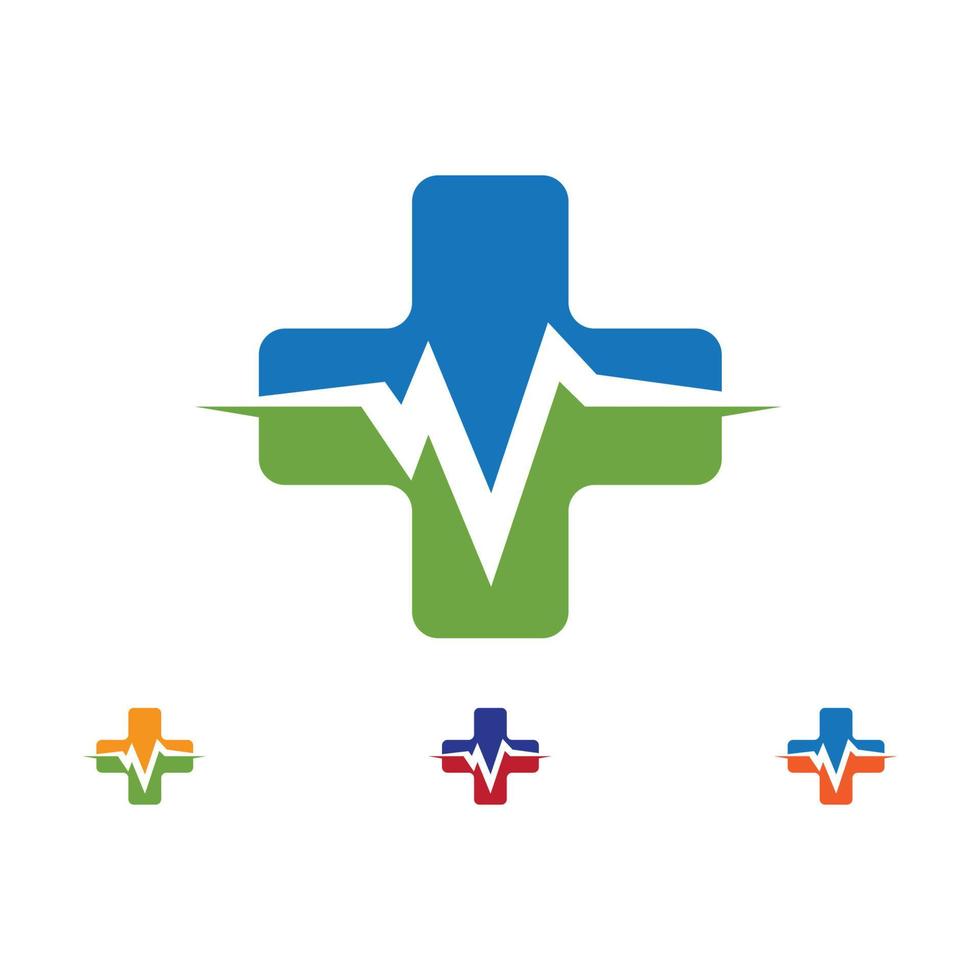 Gesundheit medizinischer Logo-Vorlagenvektor vektor