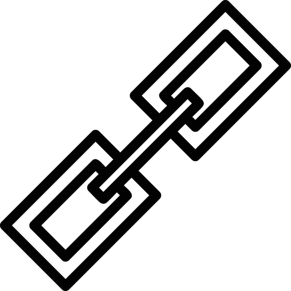 Symbol für Verbindungslinie vektor