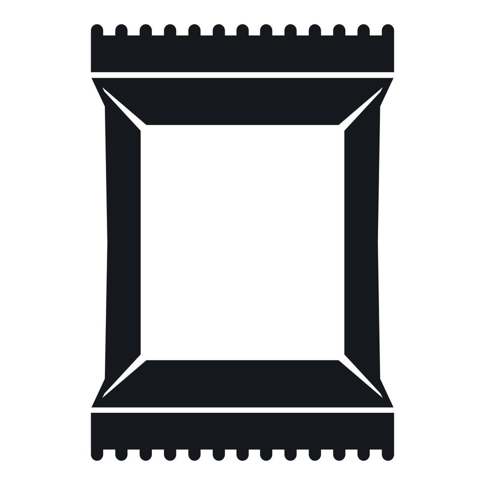 Servietten-Pack-Symbol, einfacher Stil vektor