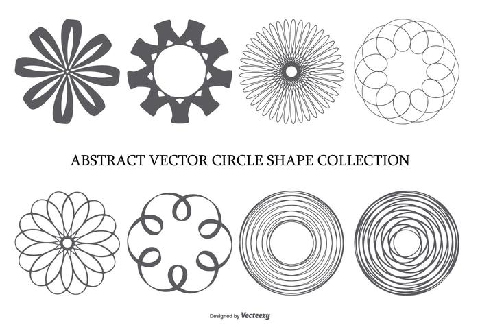 Abstrakte Kreisform Sammlung vektor