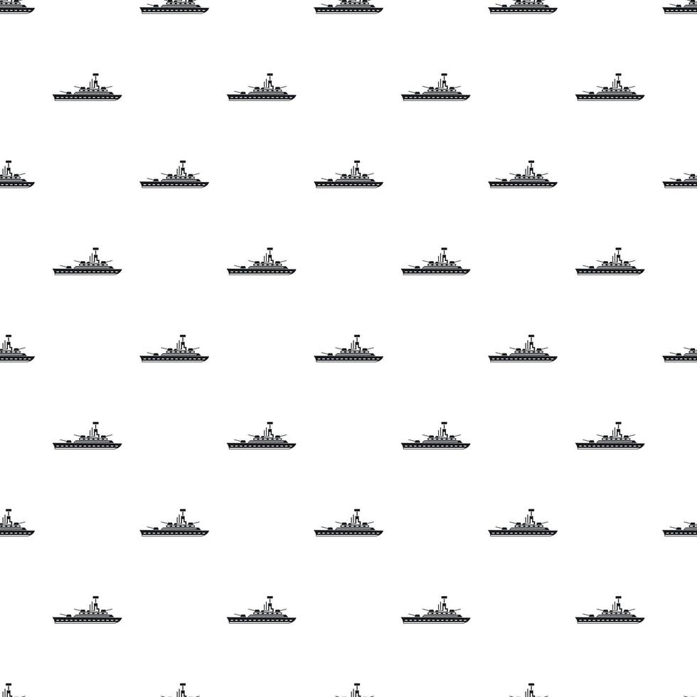 militär Marin fartyg mönster, enkel stil vektor