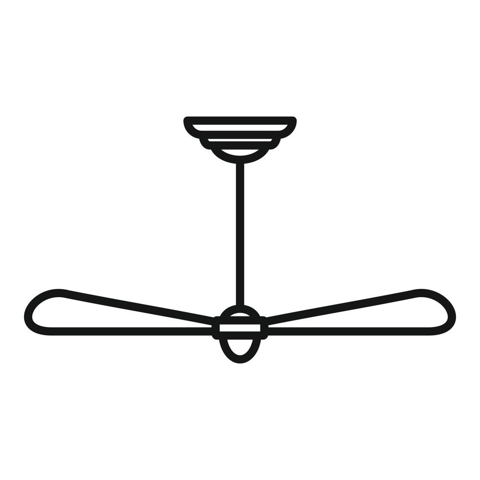 Raumpropeller-Symbol, Umrissstil vektor