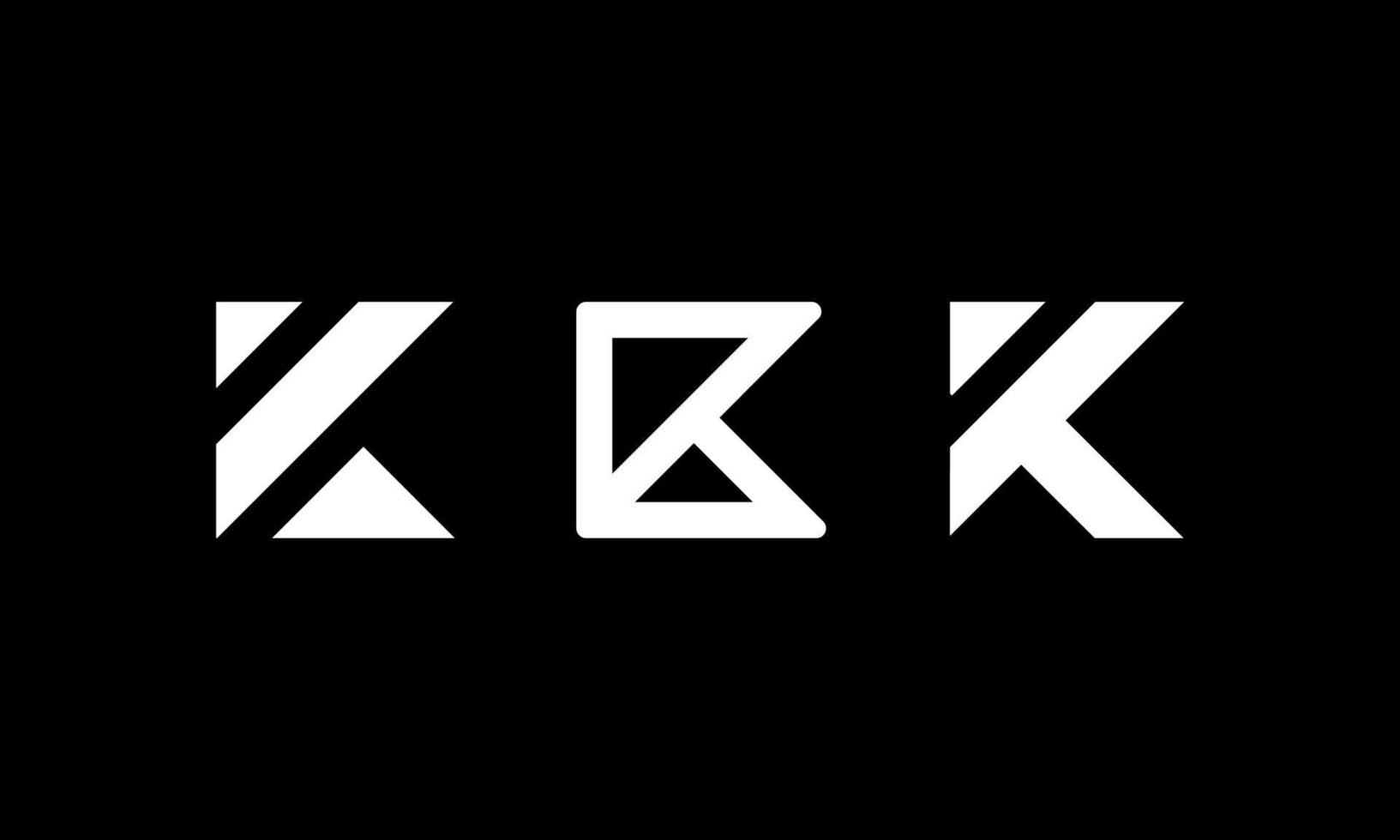 bokstaven k logotyp ikon designmall element vektor