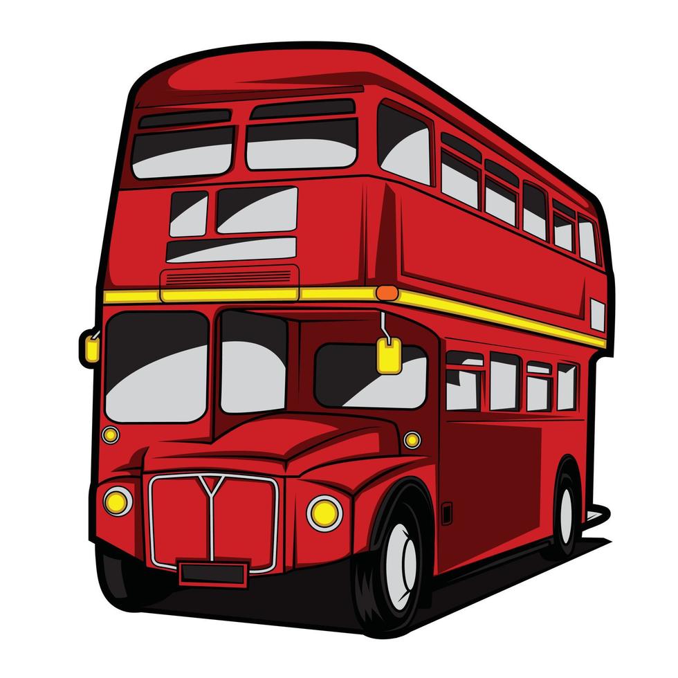 England buss illustration vektor