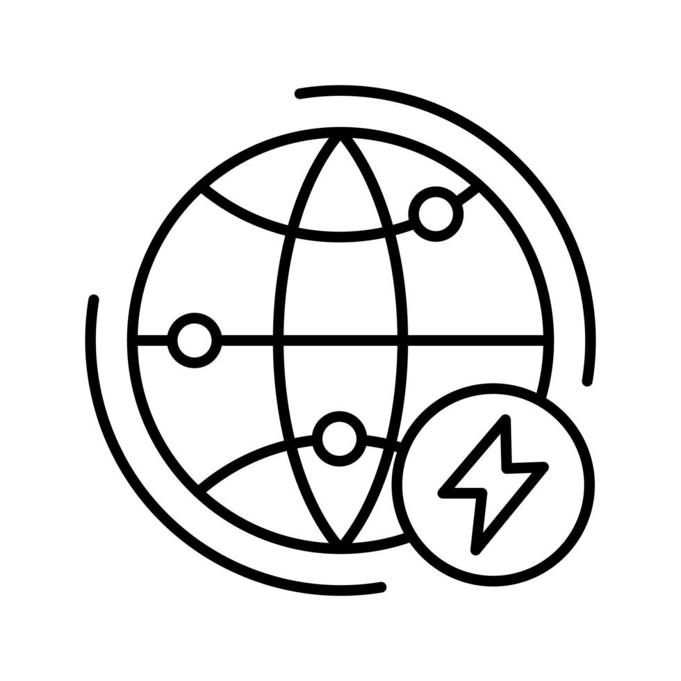 Globus-Erde-Vektor-Symbol vektor