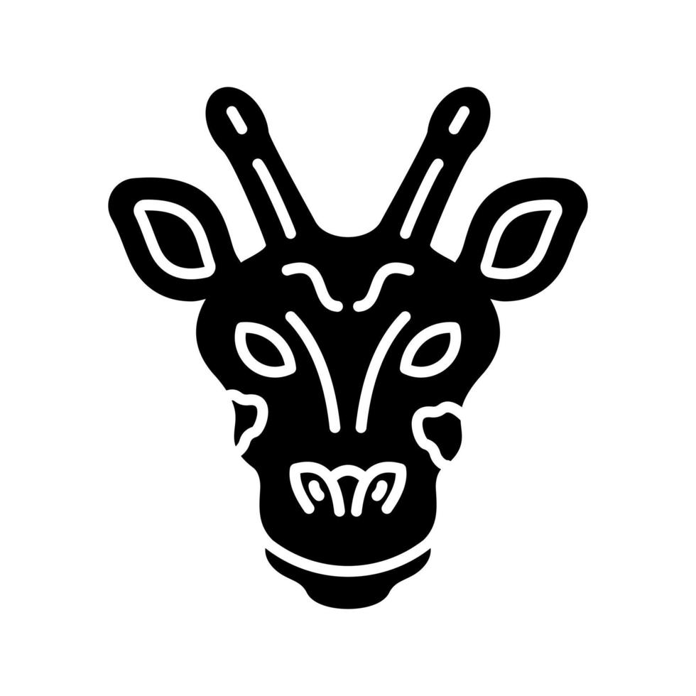 Giraffenvektor-Symbol vektor