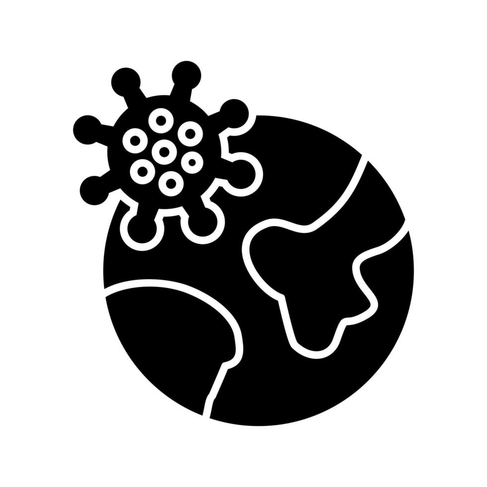 Pandemie-Vektor-Symbol vektor