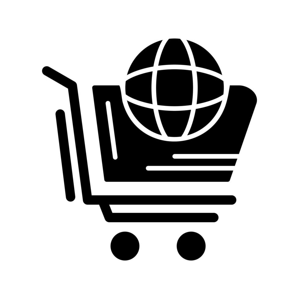 World-Shopping-Vektor-Symbol vektor